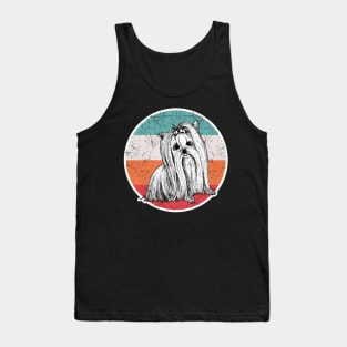 Vintage Retro Yorkie Tank Top